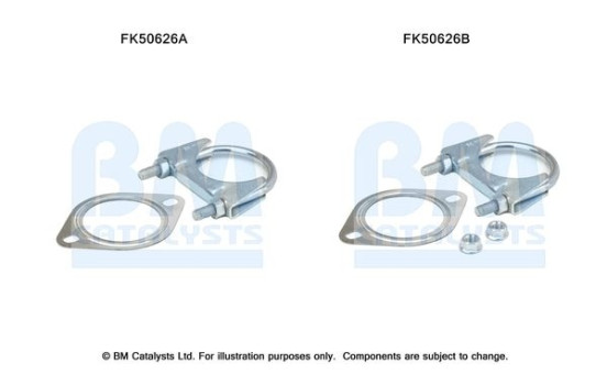 Mounting kit, exhaust pipe