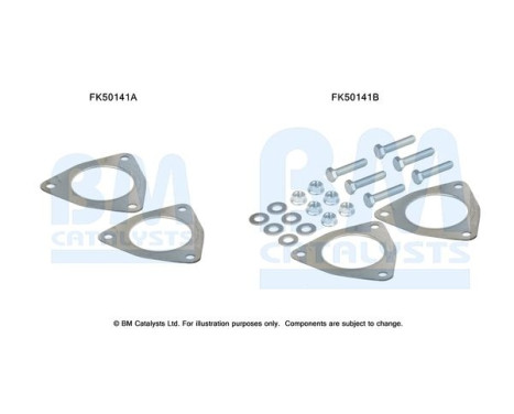Mounting kit, exhaust pipe