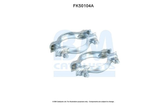 Mounting kit, exhaust pipe