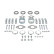 Mounting Kit, exhaust system, Thumbnail 2