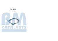Particulate filter exhaust clamp
