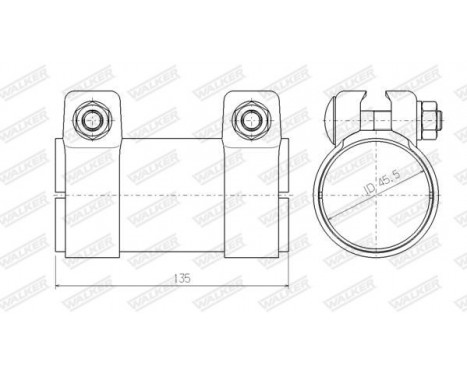 Pipe Connector, exhaust system, Image 8