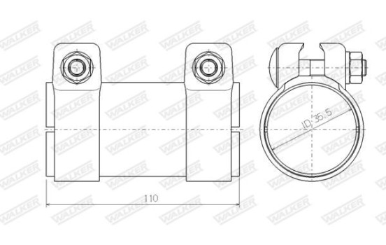 Pipe Connector, exhaust system, Image 8