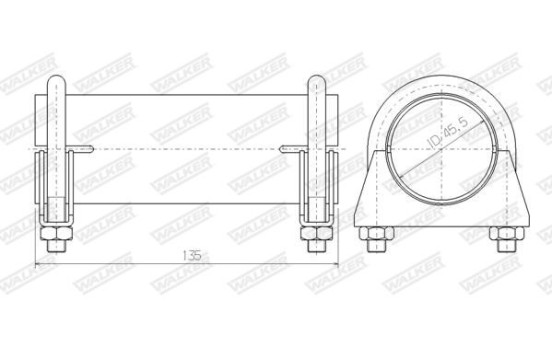 Pipe Connector, exhaust system, Image 8