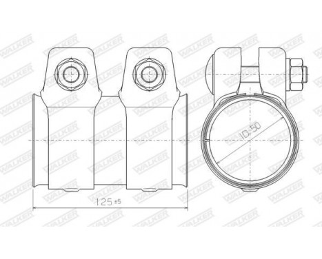 Pipe Connector, exhaust system, Image 5