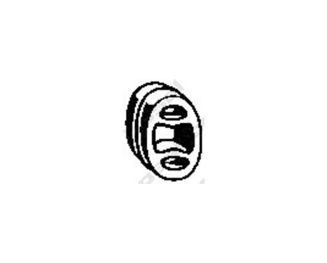 Rubber Strip, exhaust system, Image 2