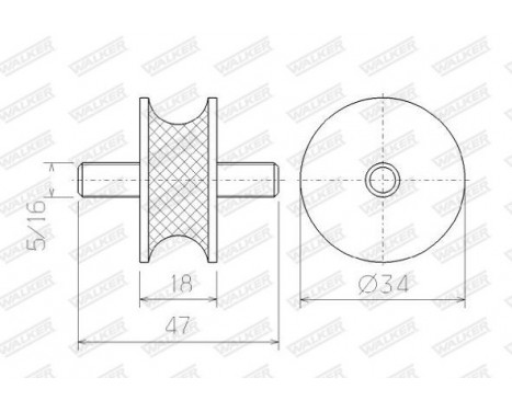 Rubber Strip, exhaust system, Image 8