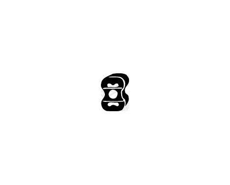 Rubber Strip, exhaust system, Image 8