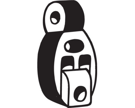 Rubber Strip, exhaust system, Image 2