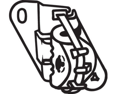Rubber Strip, exhaust system, Image 2