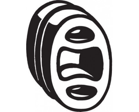 Rubber Strip, exhaust system, Image 3