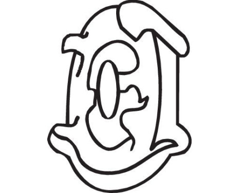 Rubber Strip, exhaust system, Image 2