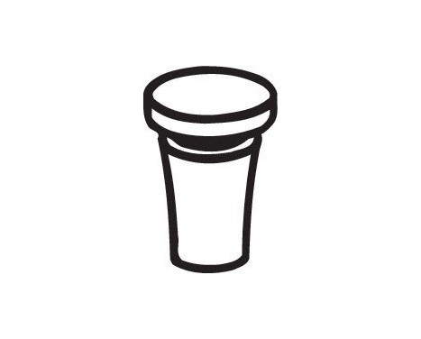 Rubber Strip, exhaust system, Image 2