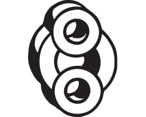 Rubber Strip, exhaust system, Image 2