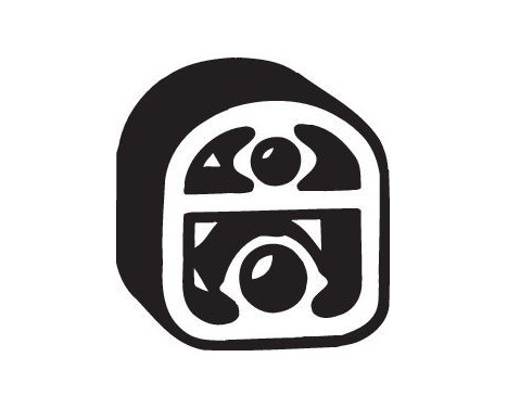 Rubber Strip, exhaust system, Image 2