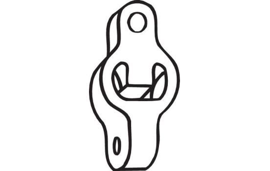 Rubber Strip, exhaust system, Image 2