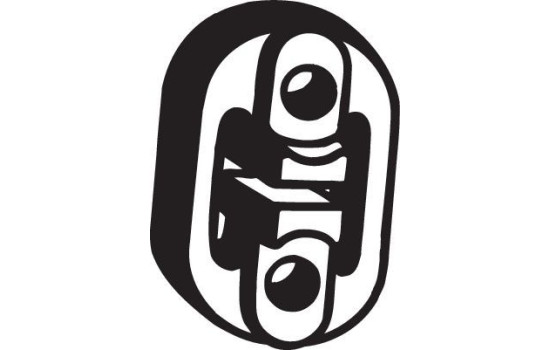 Rubber Strip, exhaust system, Image 2