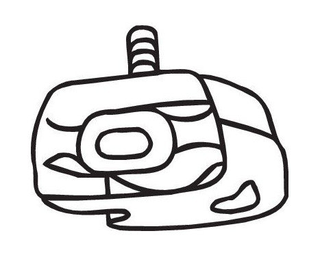 Rubber Strip, exhaust system, Image 2