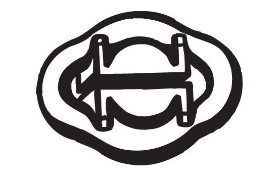 Rubber Strip, exhaust system, Image 2