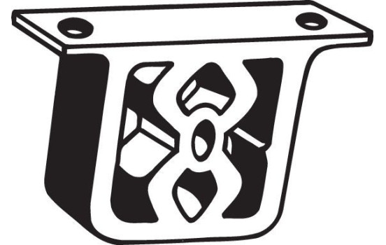 Rubber Strip, exhaust system, Image 2