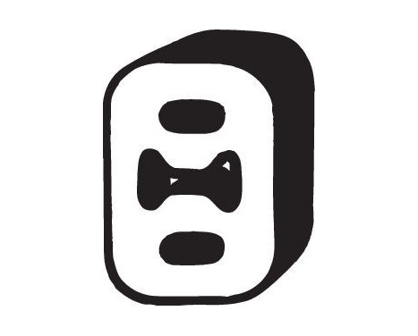 Rubber Strip, exhaust system, Image 2