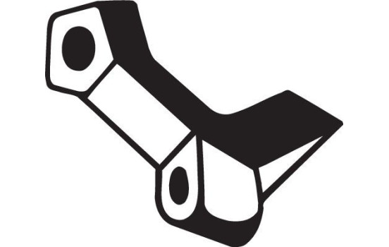 Rubber Strip, exhaust system, Image 2