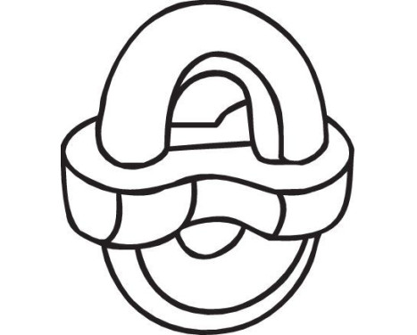 Rubber Strip, exhaust system, Image 2