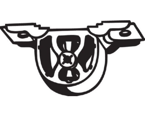 Rubber Strip, exhaust system, Image 2