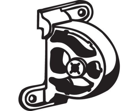 Rubber Strip, exhaust system, Image 2