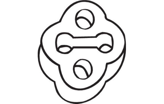 Rubber Strip, exhaust system, Image 2