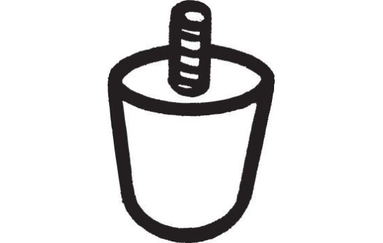Rubber Strip, exhaust system, Image 2