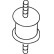 Rubber Strip, exhaust system, Thumbnail 2