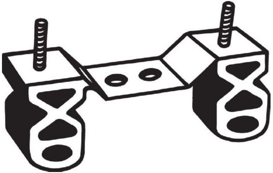 Rubber Strip, exhaust system, Image 2