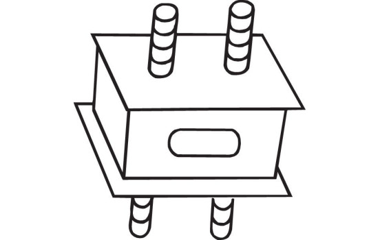 Rubber Strip, exhaust system, Image 2