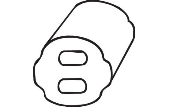 Rubber Strip, exhaust system, Image 2