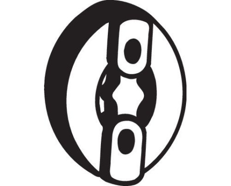 Rubber Strip, exhaust system, Image 2