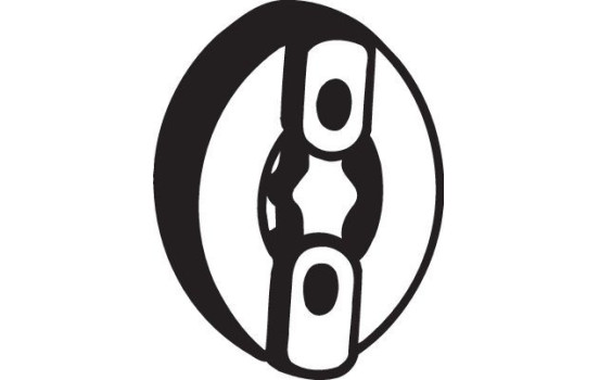 Rubber Strip, exhaust system, Image 2
