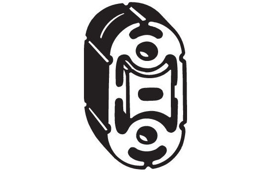 Rubber Strip, exhaust system, Image 2