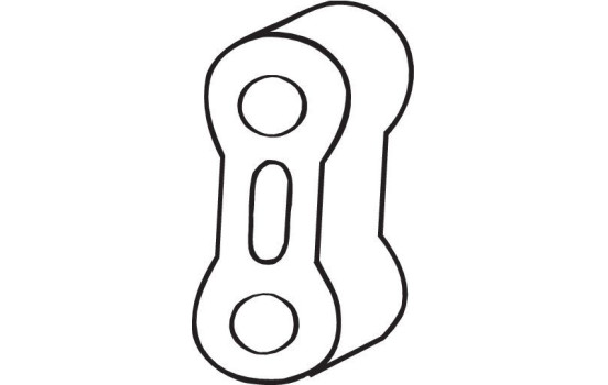 Rubber Strip, exhaust system, Image 2