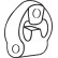 Rubber Strip, exhaust system, Thumbnail 2
