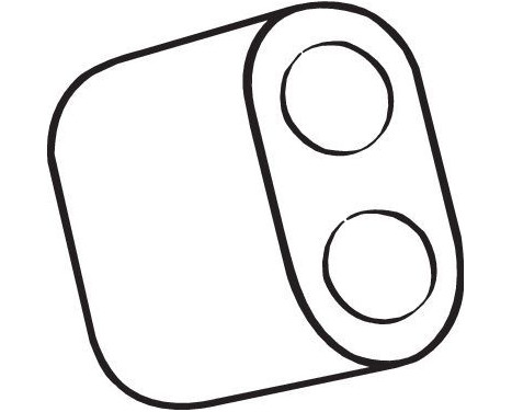 Rubber Strip, exhaust system, Image 2