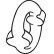 Rubber Strip, exhaust system, Thumbnail 2