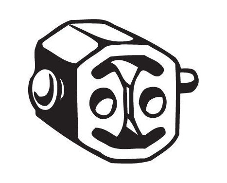 Rubber Strip, exhaust system, Image 2