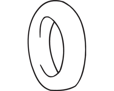 Rubber Strip, exhaust system, Image 2