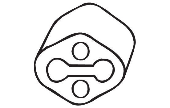 Rubber Strip, exhaust system, Image 3