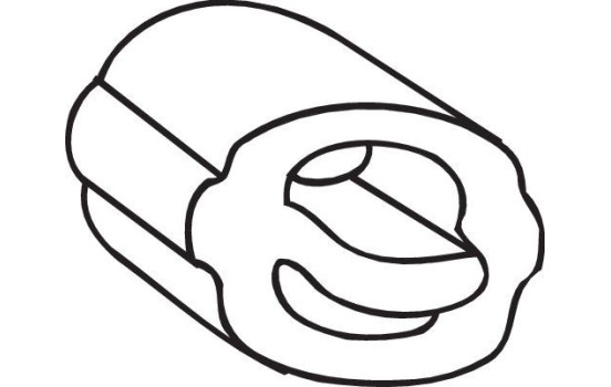 Rubber Strip, exhaust system, Image 2