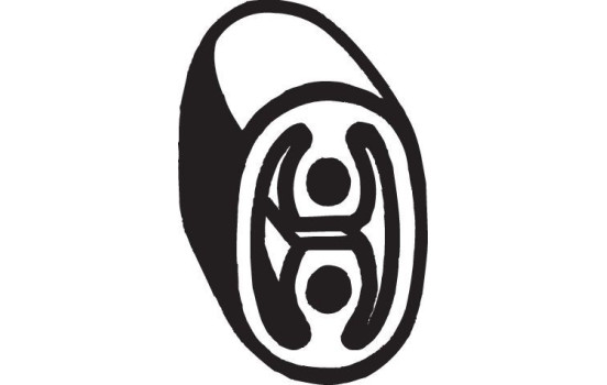 Rubber Strip, exhaust system, Image 2
