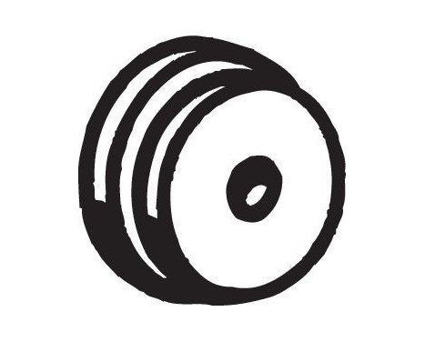 Rubber Strip, exhaust system, Image 2