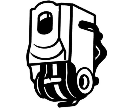 Rubber strip, exhaust system