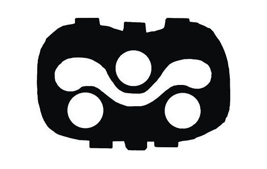 Rubber Strip, exhaust system, Image 2